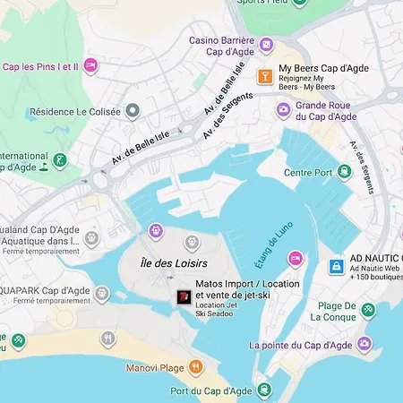 Capri Bali C51, T4 Bien Equipe, Clim, Parking Petite Vue * Agde